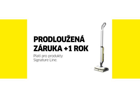 ROK PRODLUŽENÉ ZÁRUKY PRO PRODUKTY SIGNATURE LINE