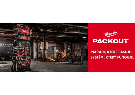 Kompatibilní nářadí pro Milwaukee PACKOUT – kompletní nabídka pro profesionály