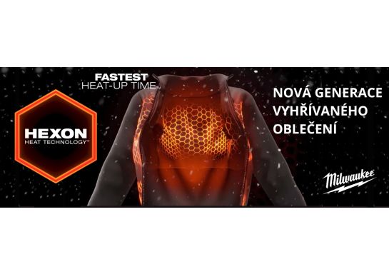 Milwaukee HEXON Heat Technology – Novinka 2025: Nová generace vyhřívaného pracovního oblečení