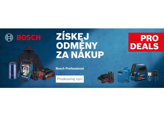 Bosch Pro DEALS - Využijte výhodných nabídek a získejte hodnotné odměny!