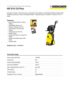 Produktový list