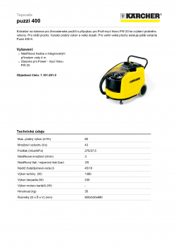Produktový list