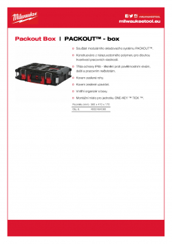 MILWAUKEE Packout Box PACKOUT™ - box 4932464080 A4 PDF