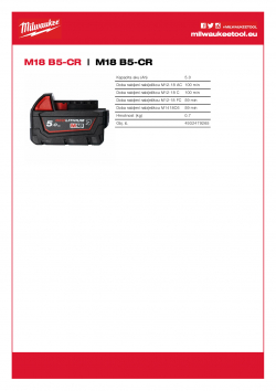 MILWAUKEE M18 B5-CR  4932479265 A4 PDF