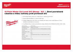 MILWAUKEE Winter Cut C Gloves  4932479708 A4 PDF