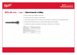 MILWAUKEE Selfeed Drills  4932479479 A4 PDF