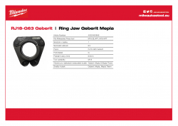 MILWAUKEE Ring Jaw Geberit Mepla  4932480966 A4 PDF