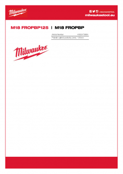 MILWAUKEE M18 FROPBP  4932479964 A4 PDF