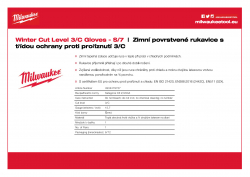MILWAUKEE Winter Cut C Gloves  4932479707 A4 PDF