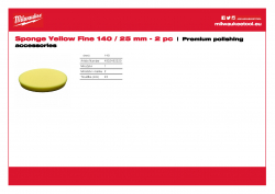MILWAUKEE Premium polishing accessories  4932492320 A4 PDF
