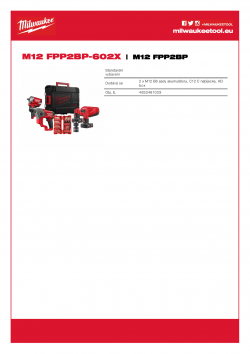 MILWAUKEE M12 FPP2BP  4933481029 A4 PDF