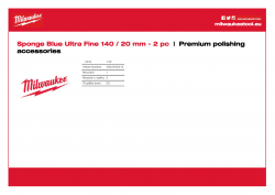MILWAUKEE Premium polishing accessories  4932492312 A4 PDF