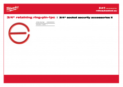 MILWAUKEE 3/4" socket security accessories II  4932480450 A4 PDF