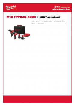 MILWAUKEE M12 FPP2A2  4933480587 A4 PDF