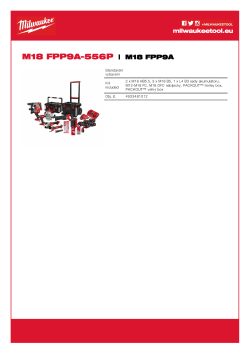 MILWAUKEE M18 FPP9A  4933481012 A4 PDF