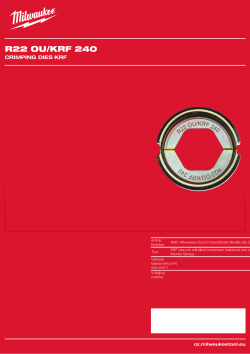 MILWAUKEE R22 OU/KRF 240 4932479388 A4 PDF