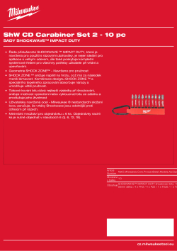 MILWAUKEE SHOCKWAVE™ IMPACT DUTY sada 2 na karabince 10 ks 4932492939 A4 PDF