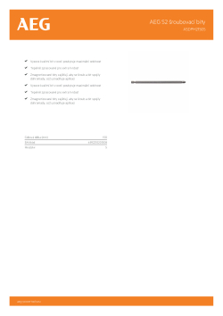 RYOBI ASD AEG 150mm šroubovací bit PH2 - 5ks 4932479506 A4 PDF
