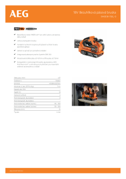 RYOBI BHBS 18-75BL 18V Bezuhlíková pásová bruska 4935459582 A4 PDF