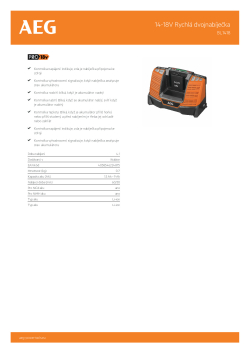 RYOBI BL1418 14-18V Rychlá dvojnabíječka 4932464542 A4 PDF