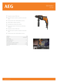 RYOBI BE 750R Rotační kladivo 4935449160 A4 PDF