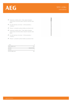RYOBI AAKSDS AEG SDS-Plus vrták, průměr 8mm, délka 460mm 4932478693 A4 PDF