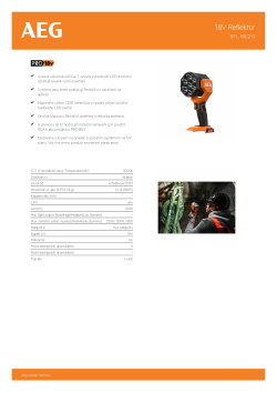 RYOBI BTL 18C2 18V LED ruční svítilna 4935480054 A4 PDF