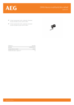 RYOBI OMNI-MT OMNI hlavice multifunkčního nářadí 4935440700 A4 PDF