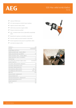 RYOBI PN 11E SDS-Max velké kombi kladivo 4935412440 A4 PDF
