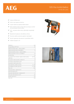 RYOBI KH 5E SDS-Max kombi kladivo 4935412350 A4 PDF