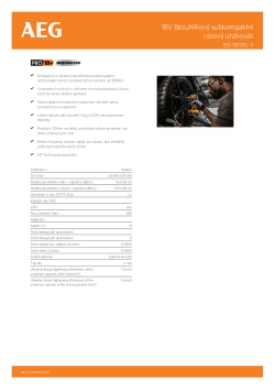 RYOBI BSS 18S12BL 18V Bezuhlíkový subkompaktní rázový utahovák 4935472279 A4 PDF