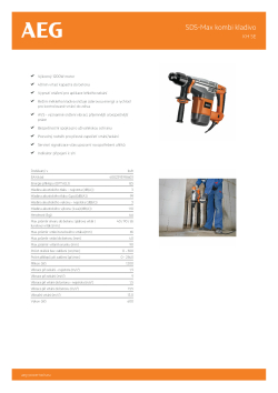 RYOBI KH 5E SDS-Max kombi kladivo 4935412326 A4 PDF