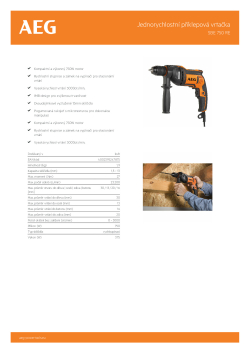 RYOBI SBE 750 RE Příklepová vrtačka 4935442850 A4 PDF