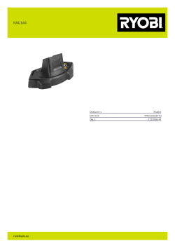 RYOBI RAC168  5132006149 A4 PDF