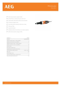 RYOBI GSL 600 E Přímá bruska 4935412965 A4 PDF