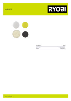 RYOBI RADPP75  5132006117 A4 PDF