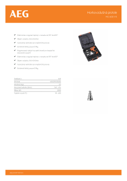 RYOBI HG 600 Horkovzdušná pistole 4935441035 A4 PDF