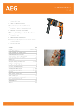 RYOBI KH 26E SDS+ kombi kladivo 4935428180 A4 PDF