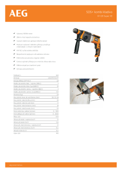 RYOBI KH 28 Super XE SDS+ kombi kladivo 4935428190 A4 PDF