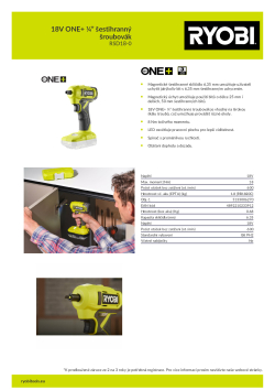 RYOBI RSD18  5133006270 A4 PDF