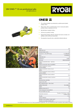 RYOBI RY18PS15A  5133006437 A4 PDF