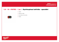 MILWAUKEE Keyless Chucks - Machine specific 4932399214 A4 PDF