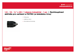MILWAUKEE Keyless Chucks for FIXTEC machines 4932371913 A4 PDF