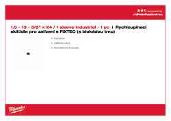 MILWAUKEE Keyless Chucks for FIXTEC machines 4932399492 A4 PDF
