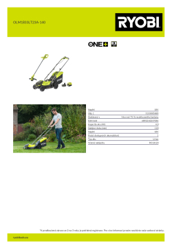 RYOBI OLM1833LT23A  5133005885 A4 PDF