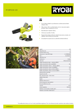 RYOBI RY18PS15A  5133006554 A4 PDF