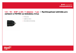 MILWAUKEE Keyless Chucks for FIXTEC machines 4932371018 A4 PDF