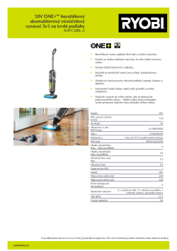 RYOBI RHFC18BL  5133006325 A4 PDF