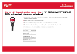 MILWAUKEE SHOCKWAVE™ IMPACT DUTY IMPACT SOCKETS 4932480329 A4 PDF