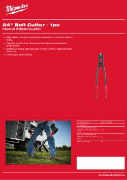 MILWAUKEE Pákové štípací kleště 24″ 4932464826 A4 PDF